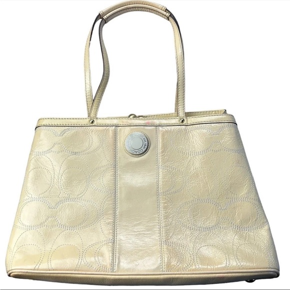 Coach Handbags - yellow coach purse- as is